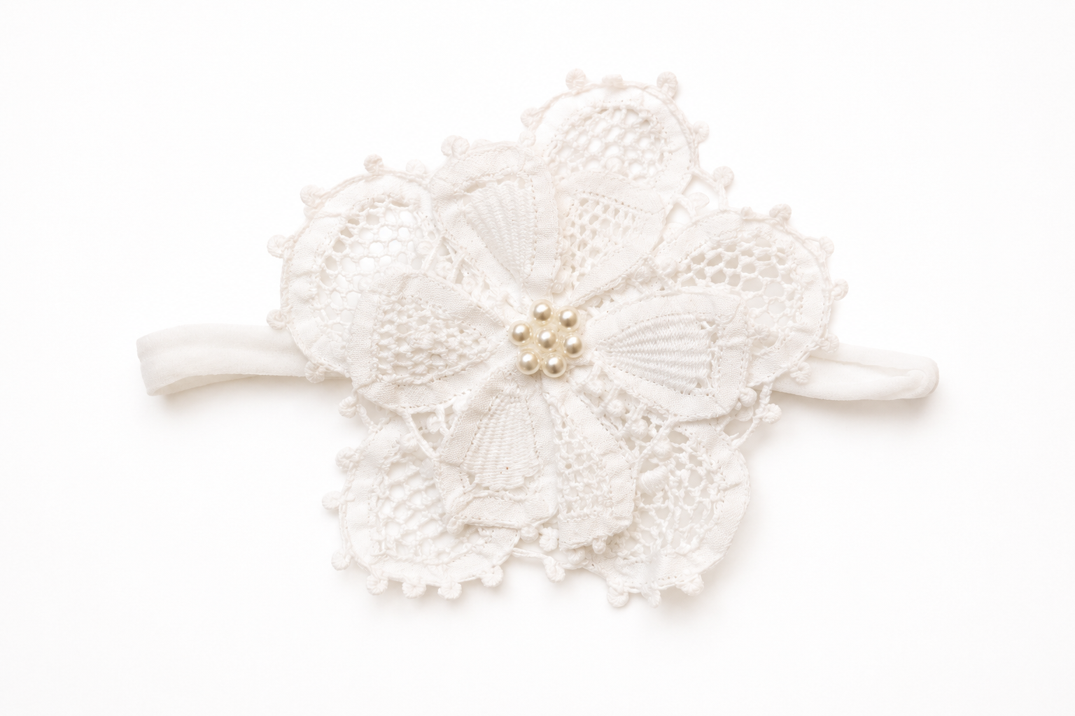 Renaissance Lace Flower Headband
