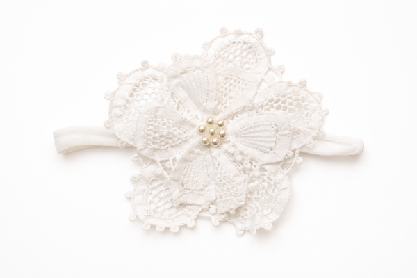 Renaissance Lace Flower Headband