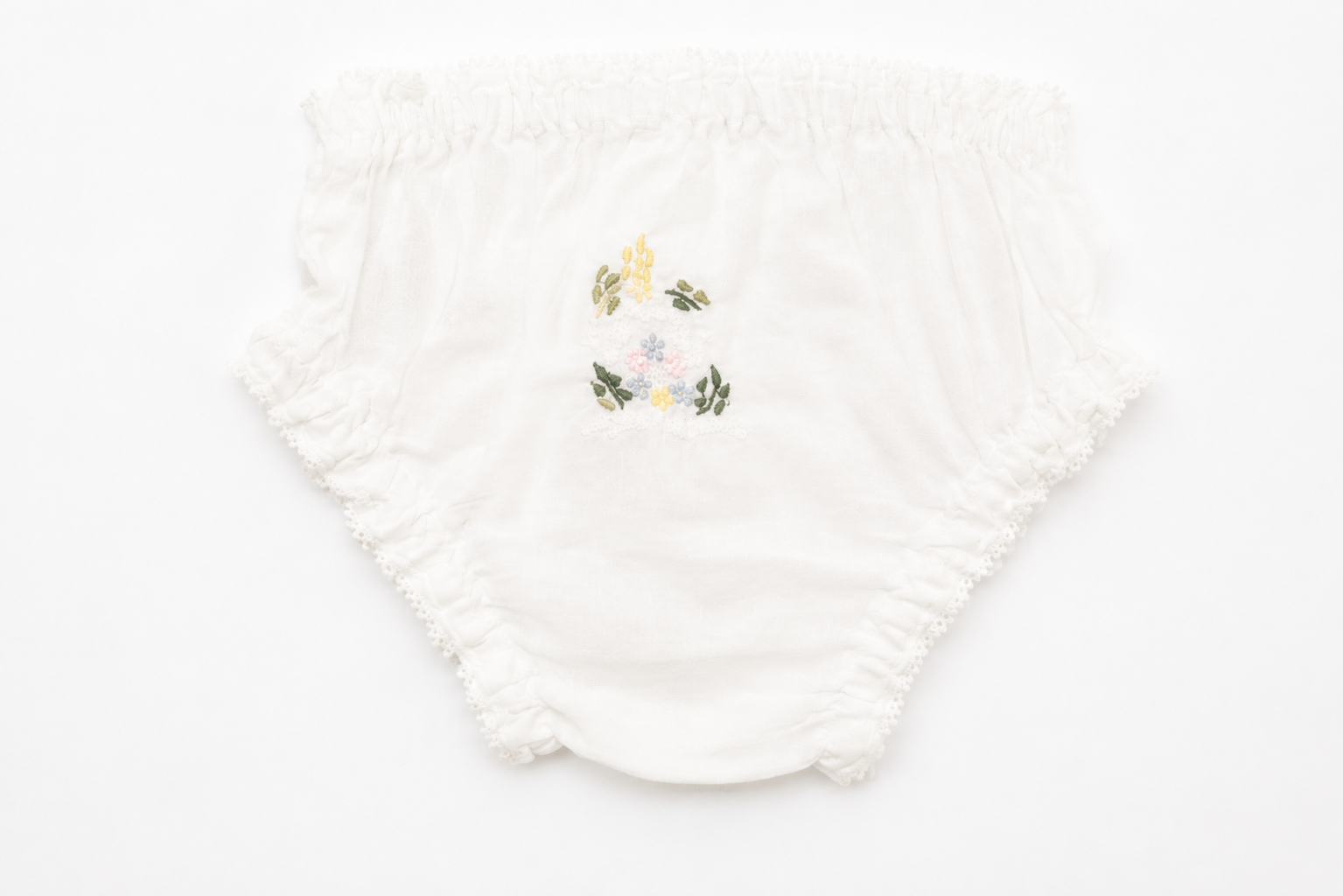 Floral Embroidered Bloomer