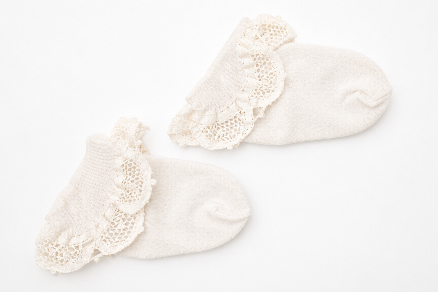 Renaissance Lace Ruffle Socks