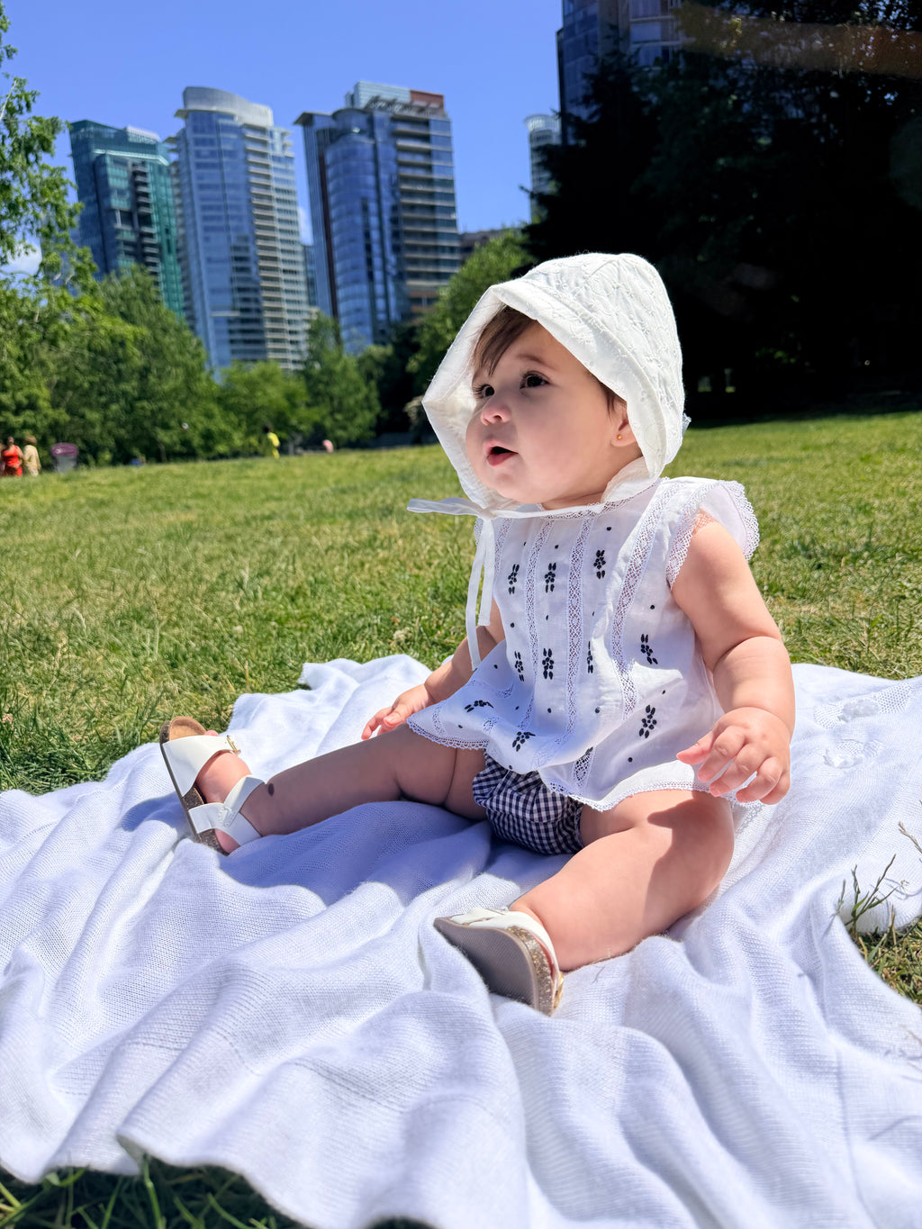 Cecilia — Navy & White